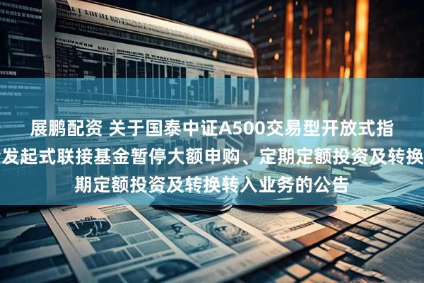 展鹏配资 关于国泰中证A500交易型开放式指数证券投资基金发起式联接基金暂停大额申购、定期定额投资及转换转入业务的公告